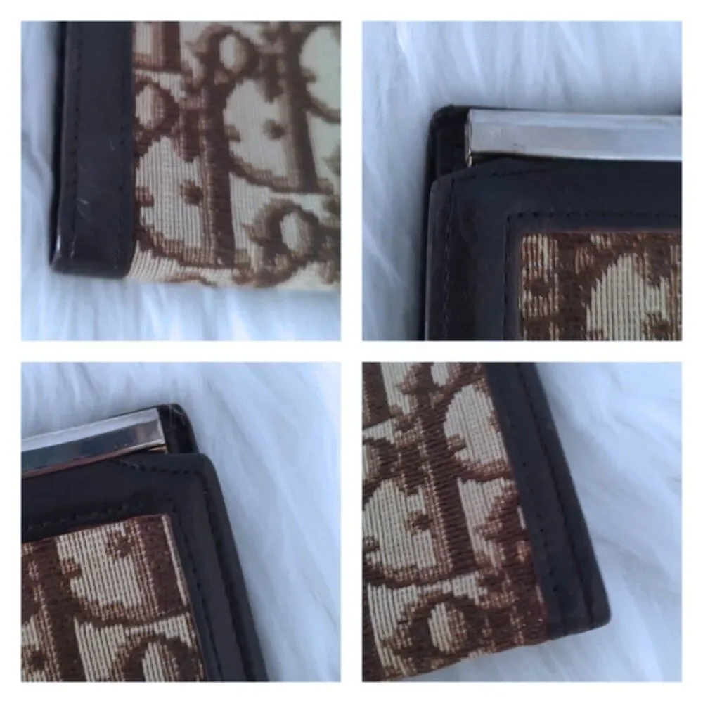 Dior Trotter vintage kisslock wallet EUC